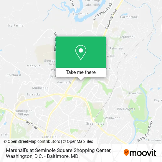 Marshall's at Seminole Square Shopping Center map