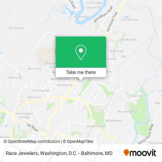 Race Jewelers map
