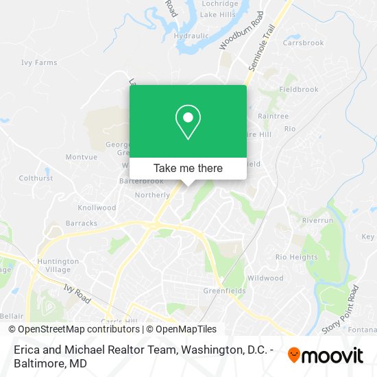 Erica and Michael Realtor Team map