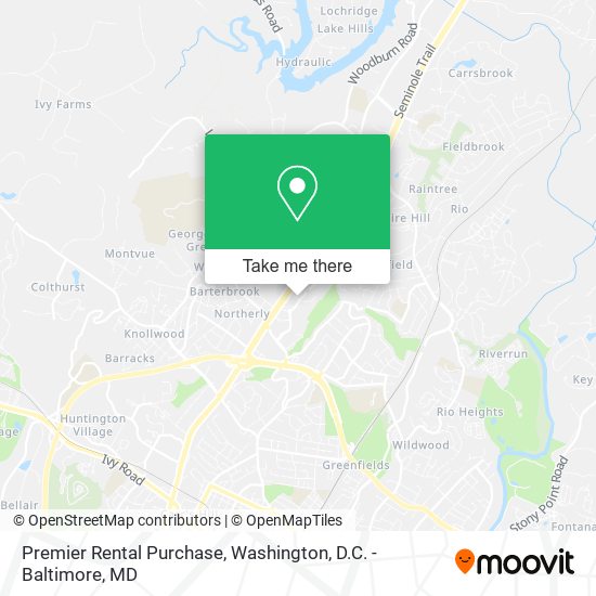 Premier Rental Purchase map