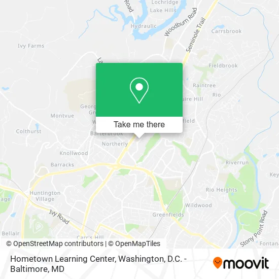 Hometown Learning Center map