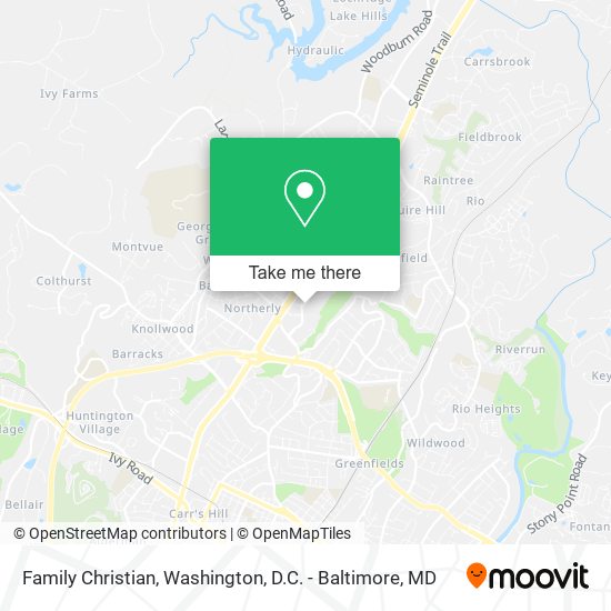 Family Christian map