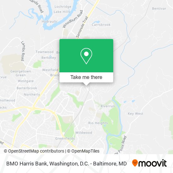 BMO Harris Bank map