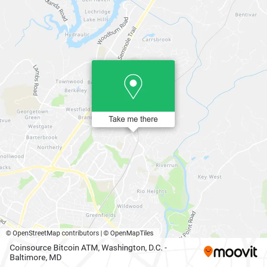 Coinsource Bitcoin ATM map