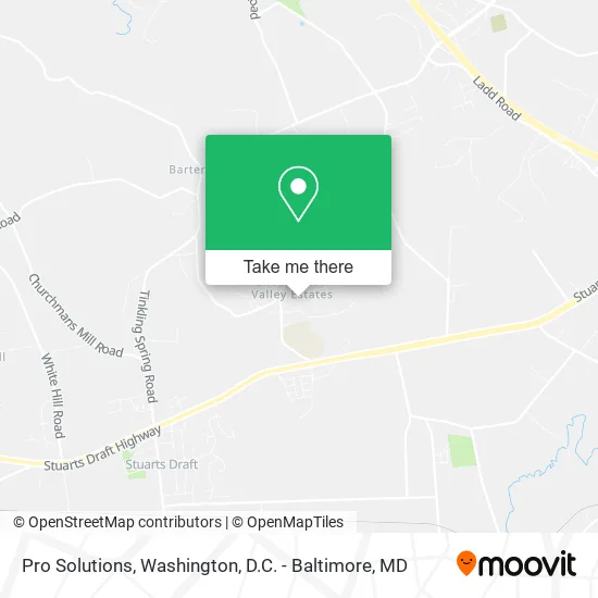 Pro Solutions map