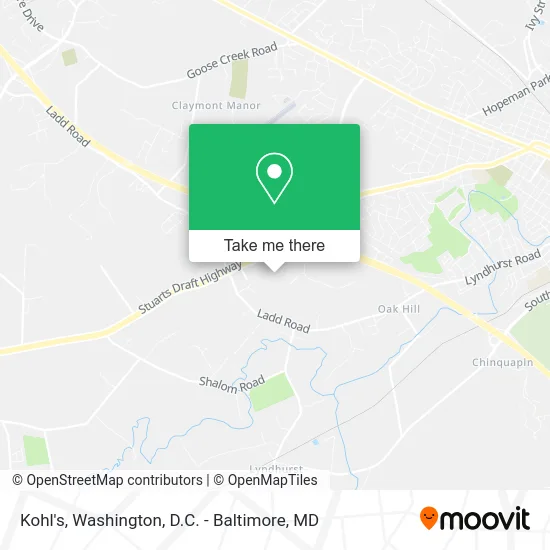 Kohl's map