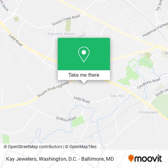 Kay Jewelers map