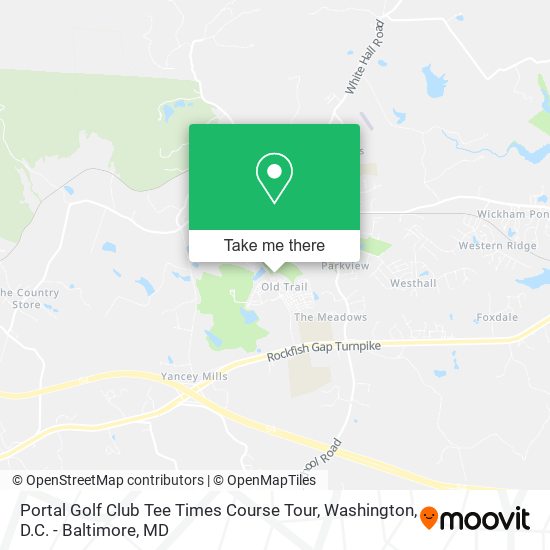 Portal Golf Club Tee Times Course Tour map