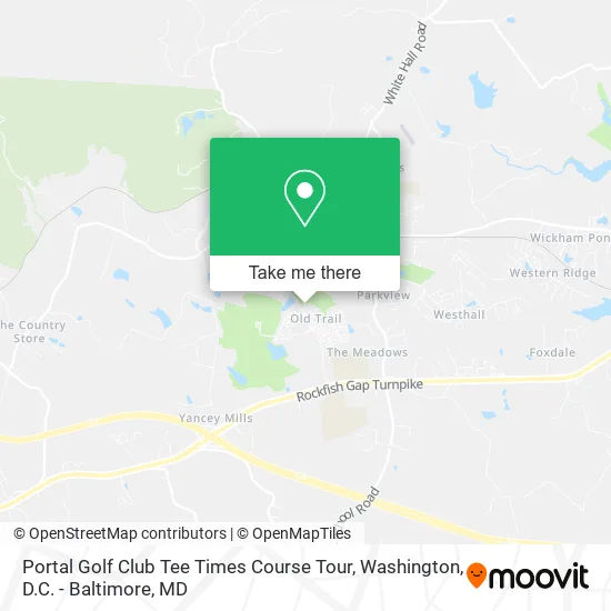 Portal Golf Club Tee Times Course Tour map