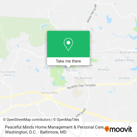 Peaceful Minds Home Management & Personal Care map