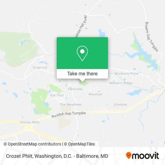 Crozet Phiit map
