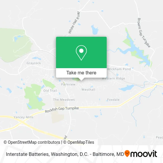Interstate Batteries map