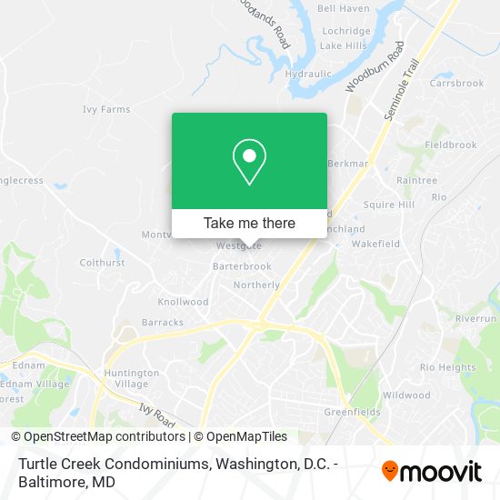 Mapa de Turtle Creek Condominiums