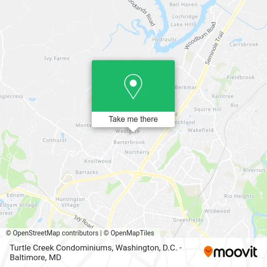 Turtle Creek Condominiums map
