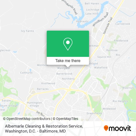 Mapa de Albemarle Cleaning & Restoration Service
