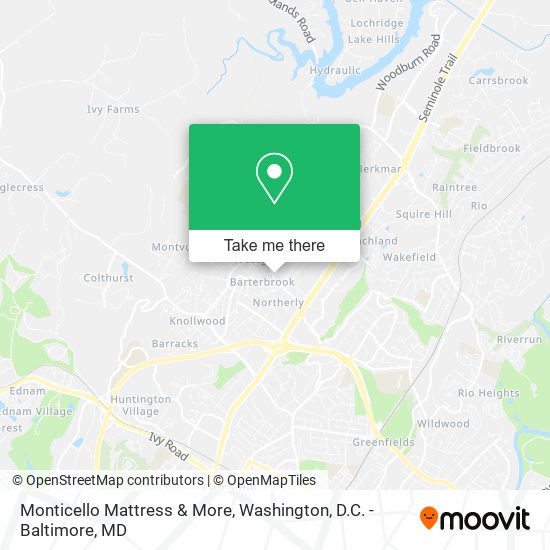 Monticello Mattress & More map