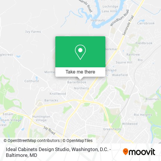 Ideal Cabinets Design Studio map