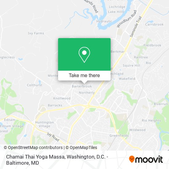 Mapa de Chamai Thai Yoga Massa