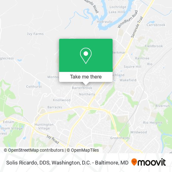 Solis Ricardo, DDS map