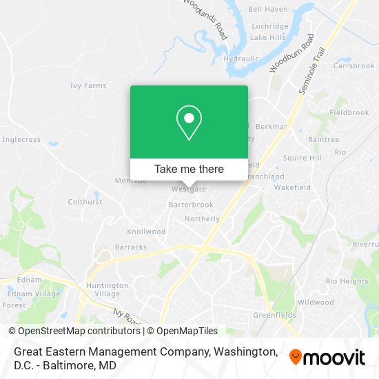 Mapa de Great Eastern Management Company