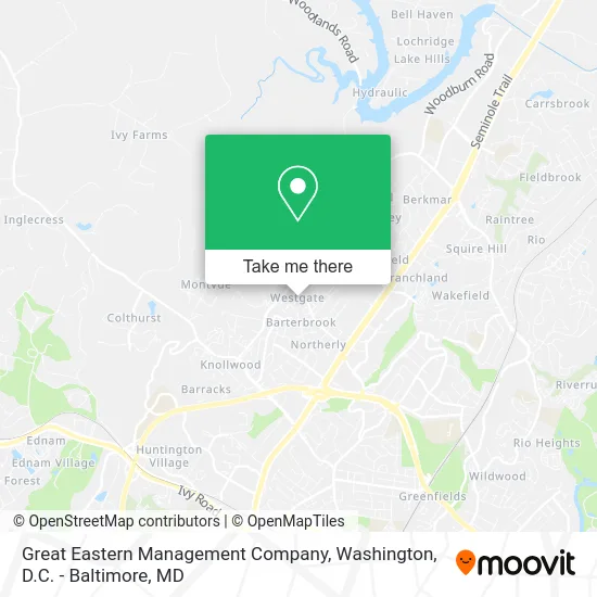 Great Eastern Management Company map