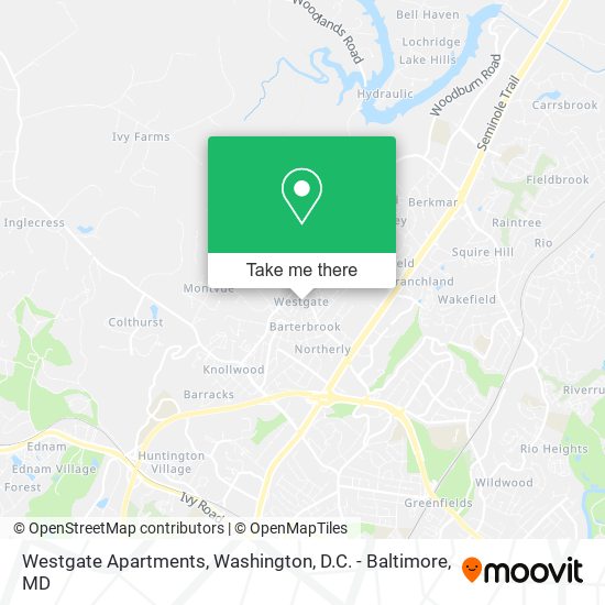 Westgate Apartments map