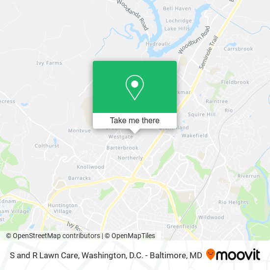 S and R Lawn Care map