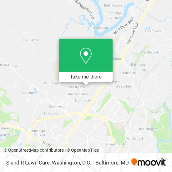 S and R Lawn Care map