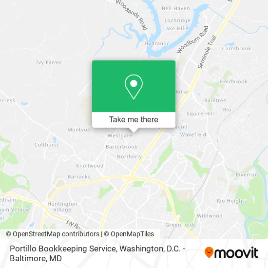 Portillo Bookkeeping Service map
