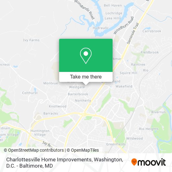 Charlottesville Home Improvements map