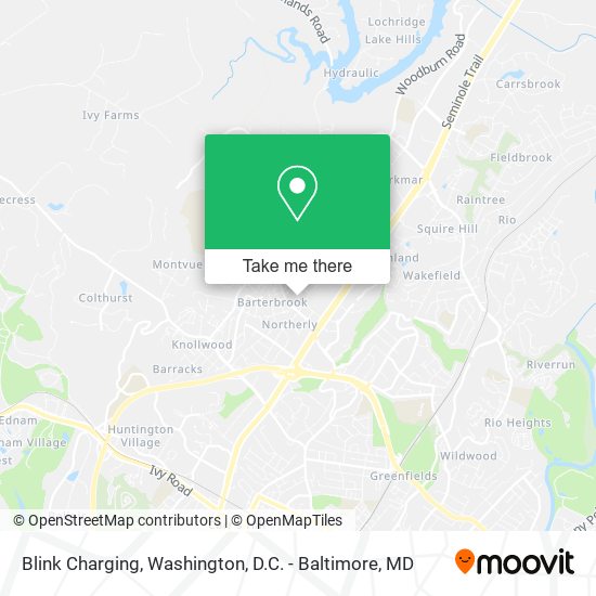Blink Charging map