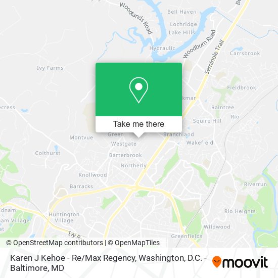 Karen J Kehoe - Re/Max Regency map