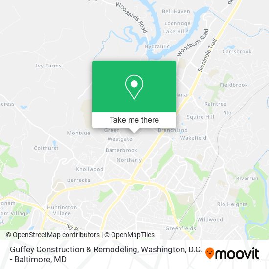Mapa de Guffey Construction & Remodeling