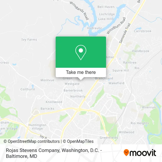 Rojas Stevens Company map
