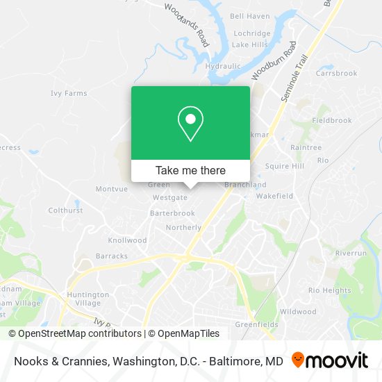 Nooks & Crannies map