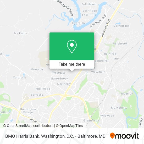 BMO Harris Bank map