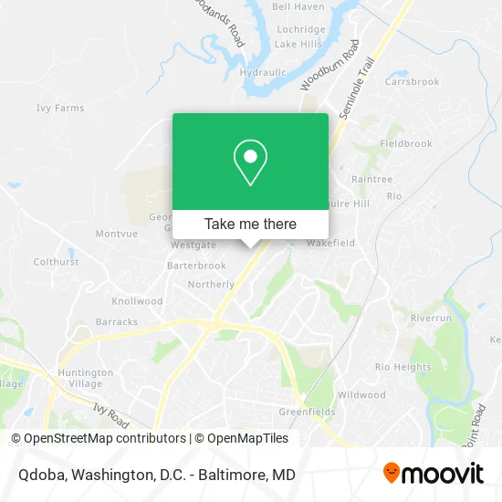 Qdoba map