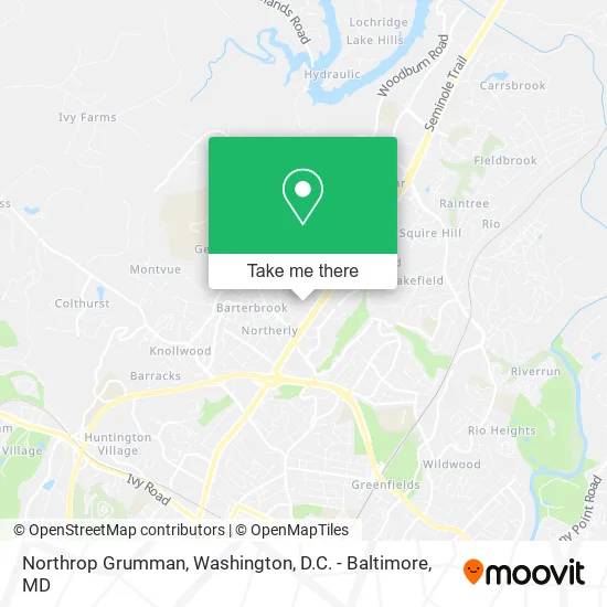 Northrop Grumman map