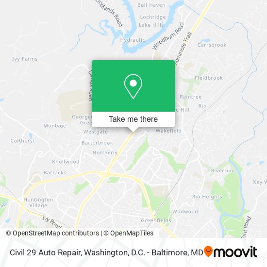 Mapa de Civil 29 Auto Repair