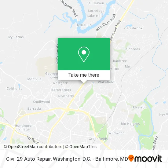 Mapa de Civil 29 Auto Repair