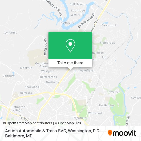 Action Automobile & Trans SVC map