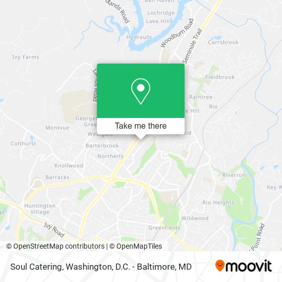 Soul Catering map