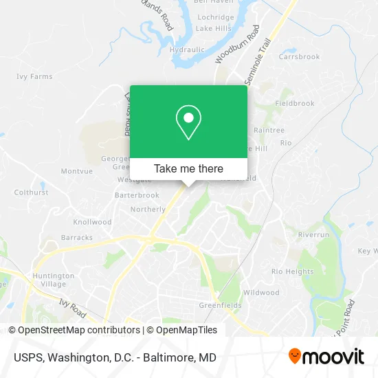 Mapa de USPS