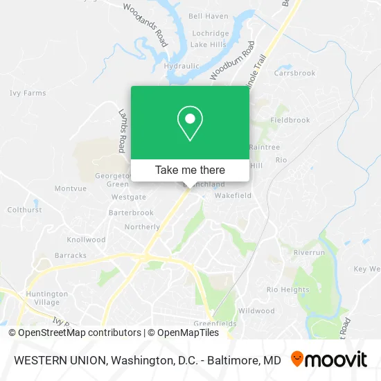 Mapa de WESTERN UNION
