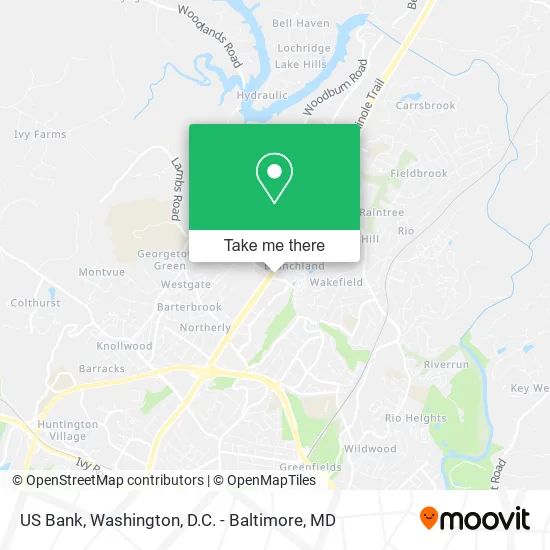 Mapa de US Bank