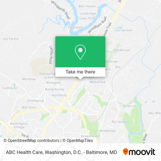 ABC Health Care map