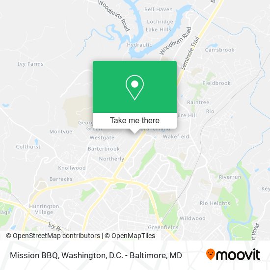 Mission BBQ map