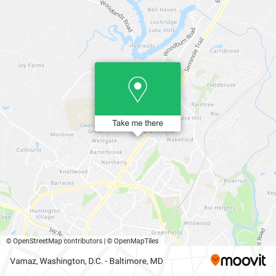 Mapa de Vamaz