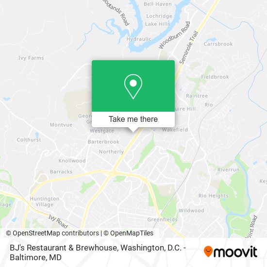 BJ's Restaurant & Brewhouse map