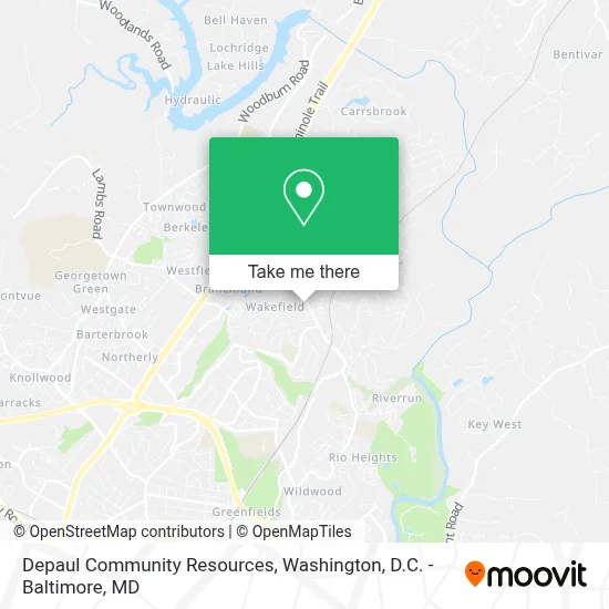 Depaul Community Resources map